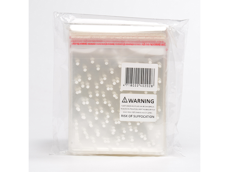 K.Yih Chern Corp.CO.,LTD.:: FOOD PACKAGING-White Polka Dot Clear OPP Bags